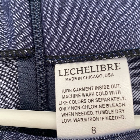 Lechel Libre Nursing Breastfeeding Chambray Size 8 dress - Picture 4 of 7